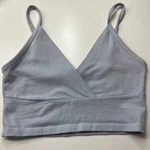 BRANDY MELVILLE light blue Amara tank top